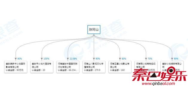 陈同山名下共有9家公司